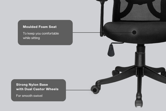 Green Soul Renewed New York Go High Back Mesh Office Chair Renewed Green Soul Ergonomics   