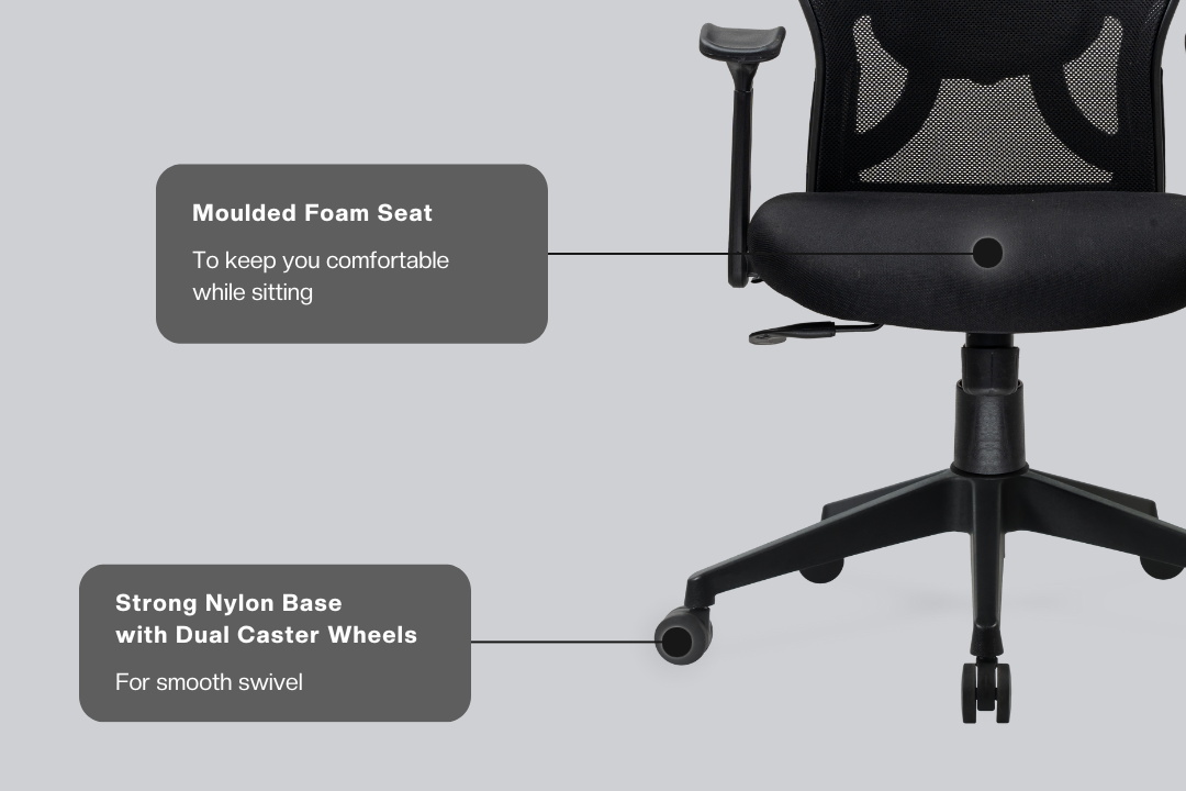 Buy New York High Back Mesh Office Chair Online GreenSoul