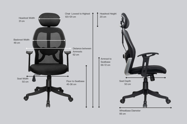 Green Soul Renewed New York Go High Back Mesh Office Chair Renewed Green Soul Ergonomics   