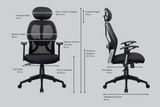 Green Soul New York Go High Back Mesh Office Chair Efficient Chairs Green Soul Ergonomics   