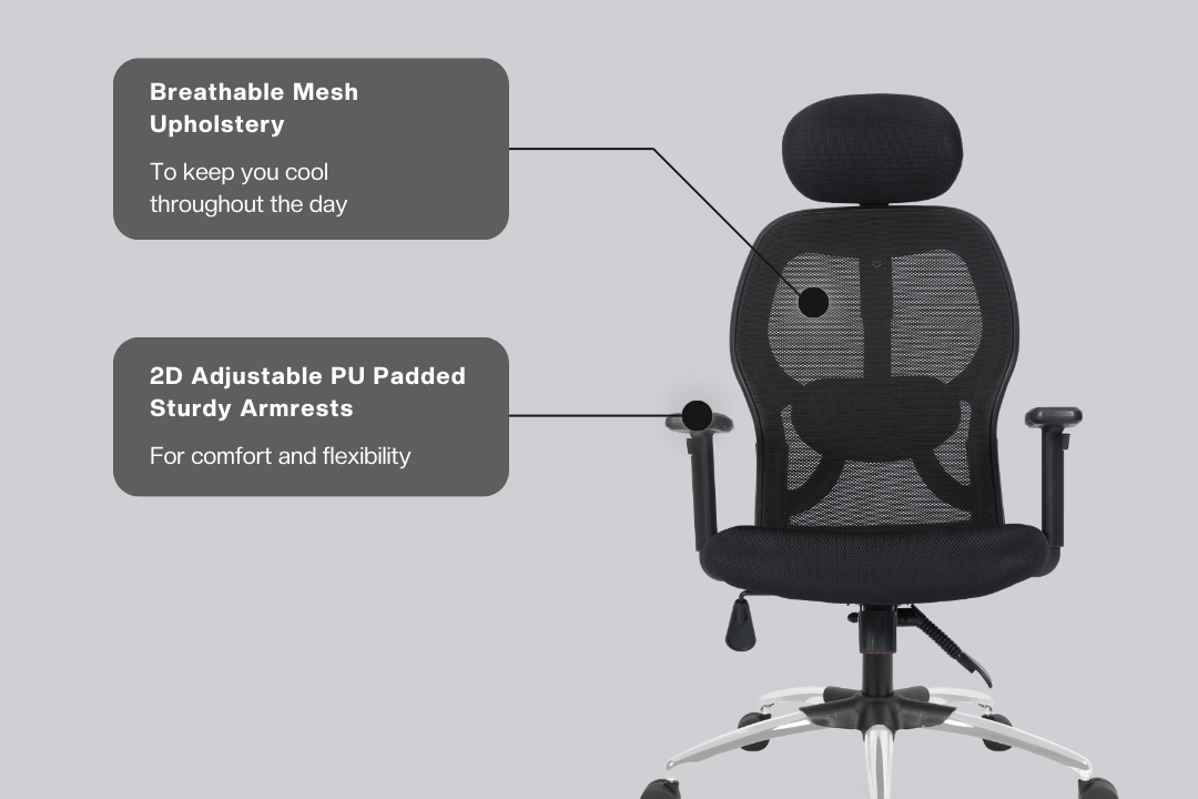 New york high back mesh efficient office chair Clearance