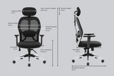 Green Soul New York Superb High Back Mesh Office Chair Efficient Chairs Green Soul Ergonomics   