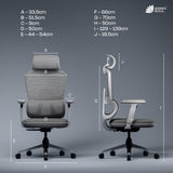 Green Soul Orion Ergonomic Office Chair with Dual Panel Backrest and Intelli-Adapt Auto-Weight Sensing Recline