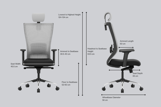 Green Soul Primus High Back Office Chair Office Chairs Green Soul Ergonomics   