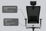 Green Soul Primus High Back Office Chair Office Chairs Green Soul Ergonomics   