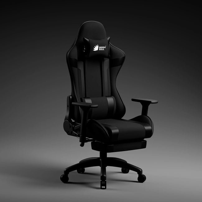 Green Soul Raptor Pro Racing (Fabric) Edition Gaming Chair with Massager & Footrest