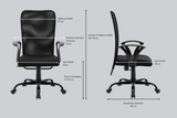 Green Soul Seoul Mid Back Basic Chair Basics Green Soul Ergonomics   
