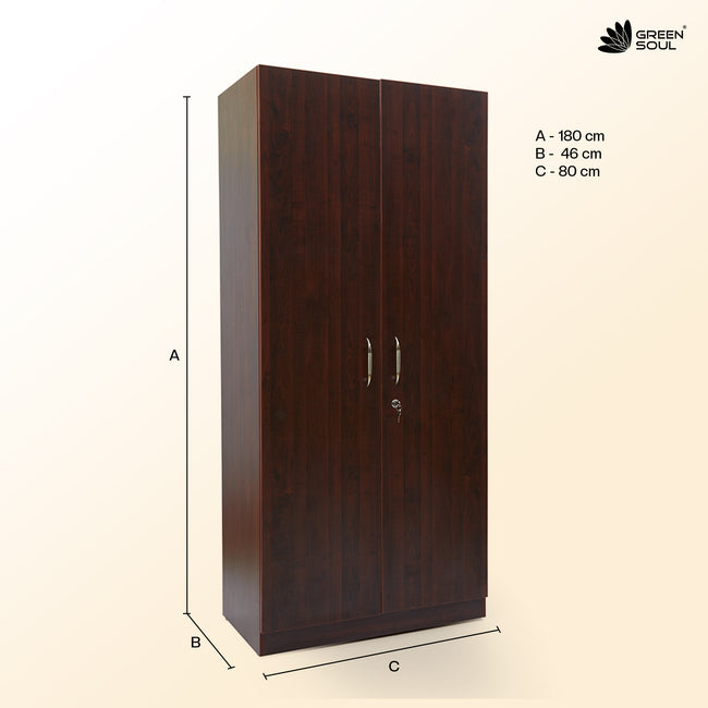 Green Soul Arthur 2-Door Wardrobe