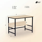 Green Soul Origin Metal Base Office Study Table