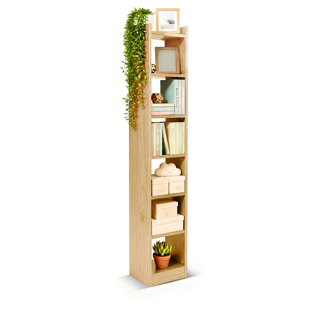 Alba Book Shelf | Modern Book Shelf with Glass Door for Dust Protection