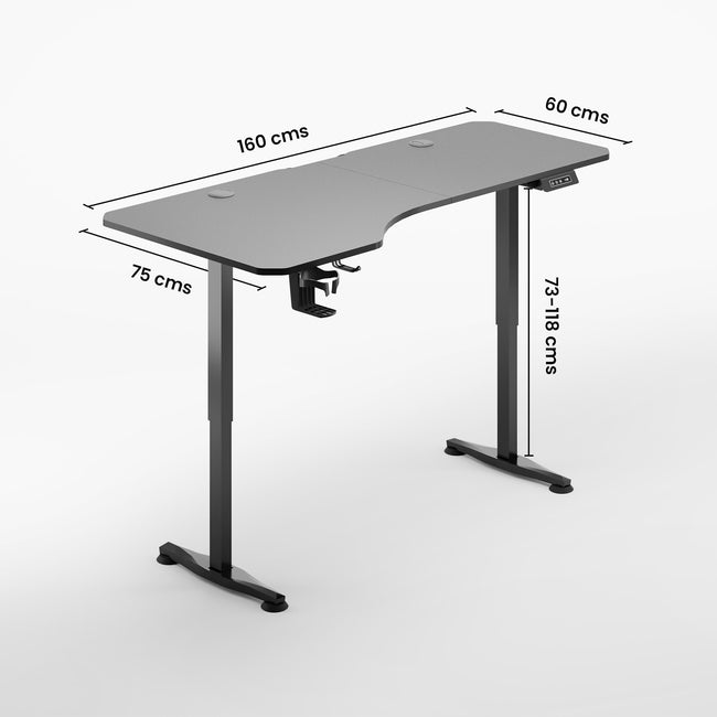 Green Soul Renewed Trigger Height Adjustable Table