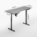 Green Soul Renewed Trigger Height Adjustable Table