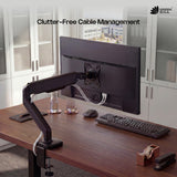 Green Soul Single Monitor Gas Spring Stand Fits 13-32" Screen 9Kg Weight Capacity