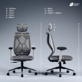 Green Soul Zodiac Pro Series High Back Mesh Office Chair