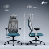 Green Soul Zodiac Pro Series High Back Mesh Office Chair