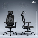 Green Soul Zodiac Pro Series High Back Mesh Office Chair