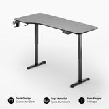 Green Soul Renewed Trigger Height Adjustable Table