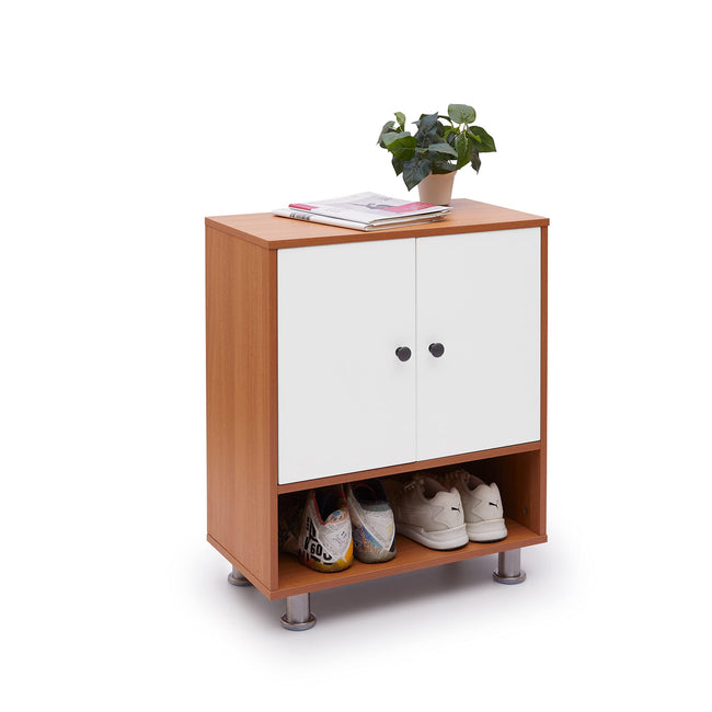 Tundra 2-Door Shoe Cabinet Cabinet Green Soul Ergonomics   