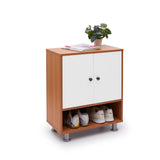 Tundra 2-Door Shoe Cabinet Cabinet Green Soul Ergonomics   