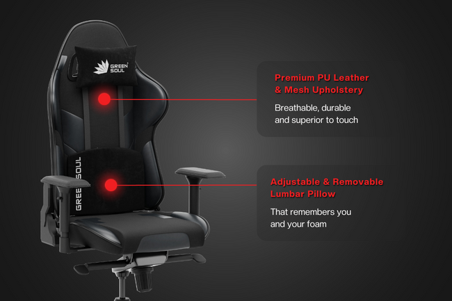 Green Soul Renewed Xtreme Gaming Chair Renewed Green Soul Ergonomics   