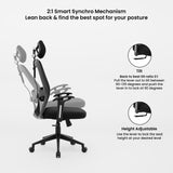 Green Soul Yoga High Back Mesh Office Chair Efficient Chairs Green Soul Ergonomics   