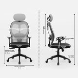 Green Soul Yoga High Back Mesh Office Chair Efficient Chairs Green Soul Ergonomics   
