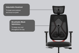 Green Soul Renewed Zodiac Pro High Back Mesh Gaming Chair Renewed Green Soul Ergonomics   