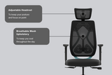 Green Soul Renewed Zodiac Pro High Back Mesh Gaming Chair