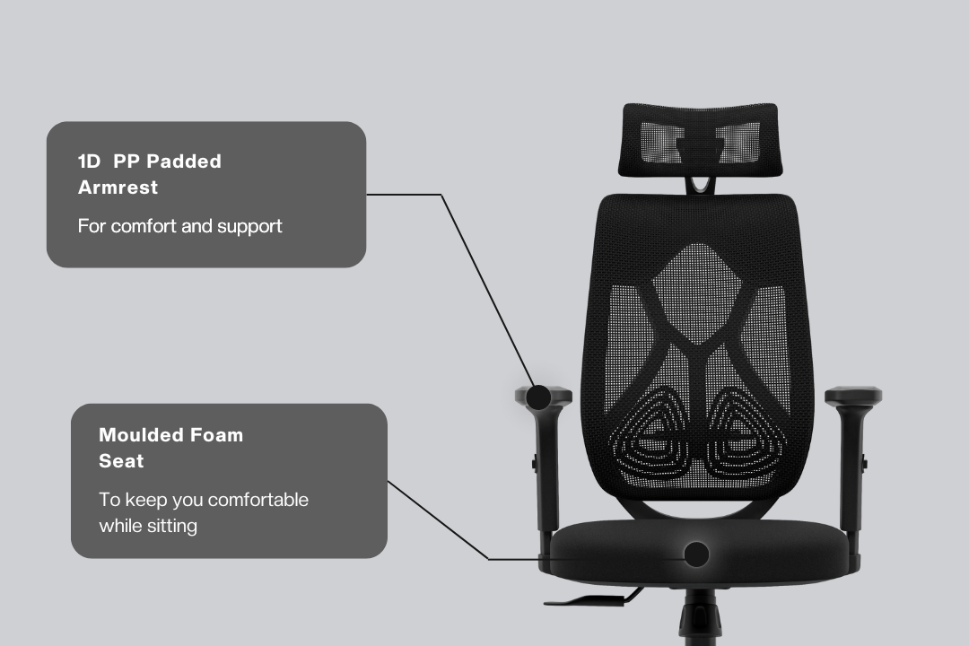 Green Soul Renewed Zodiac Lite High Back Mesh Office Chair