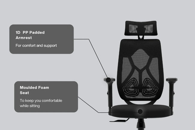 Green Soul Renewed Zodiac Lite High Back Mesh Office Chair