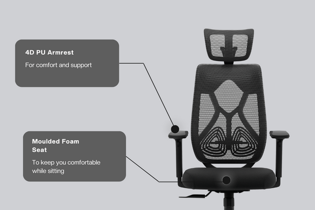 Green Soul Zodiac Pro Series High Back Mesh Office Chair