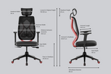 Green Soul Renewed Zodiac Pro High Back Mesh Gaming Chair Renewed Green Soul Ergonomics   