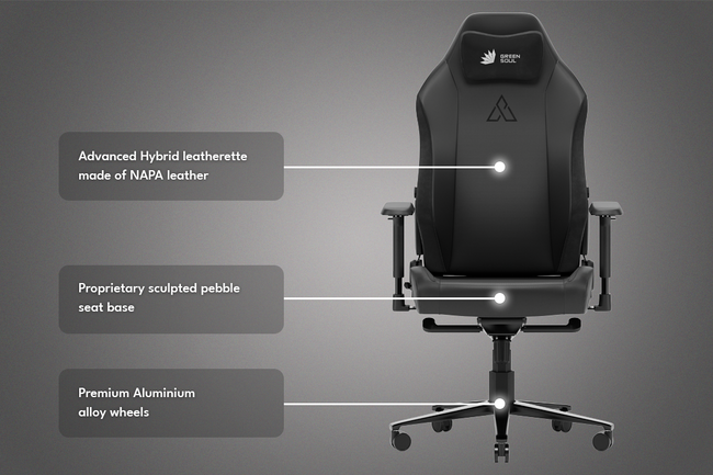 Assassin Gaming Chair Multi-Functional Chair Green Soul Ergonomics   