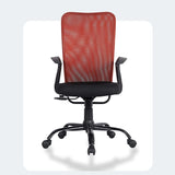 Green Soul Seoul Mid Back Basic Chair Basics Green Soul Ergonomics orange  