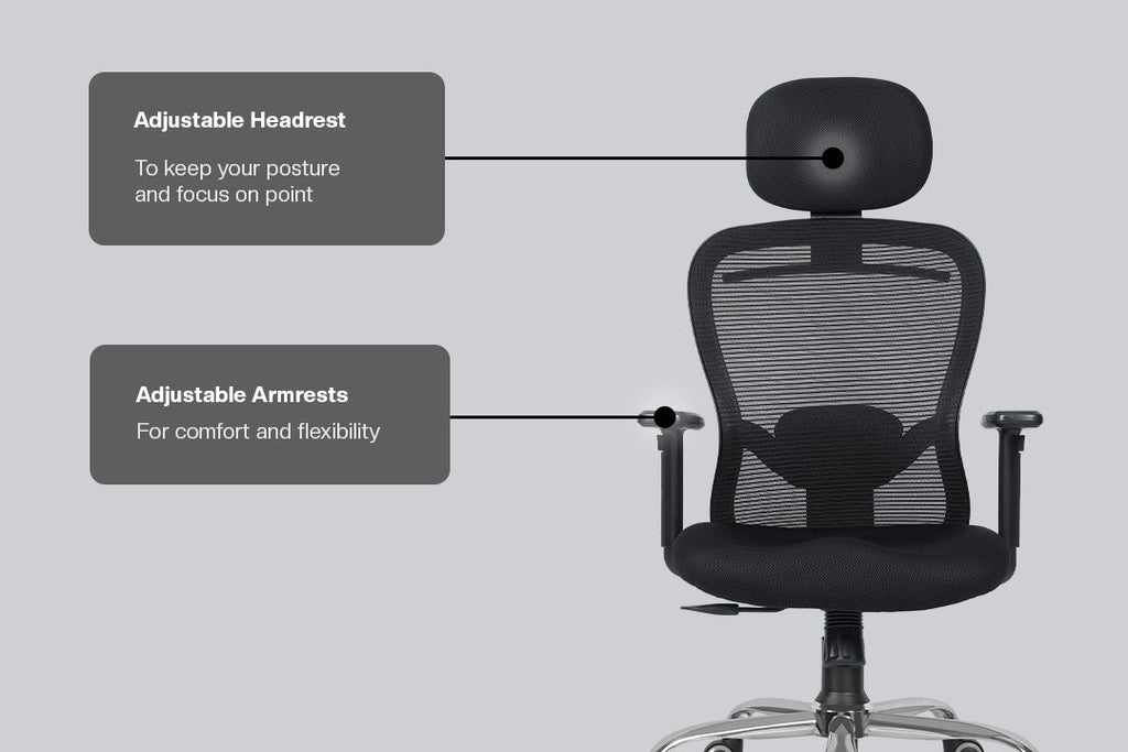 Buy Crystal V2 High Back Mesh Office Chair Online GreenSoul