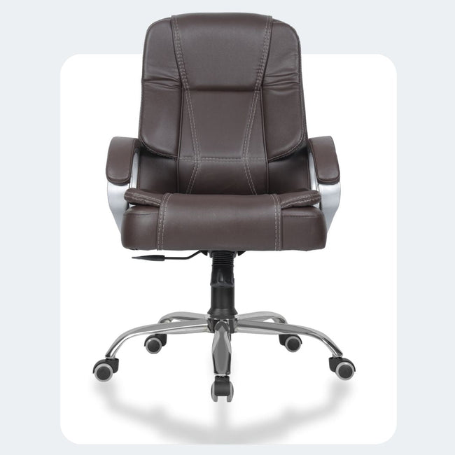 Green Soul Renewed Vienna Mid Back Executive Chair Renewed Green Soul Ergonomics brown  