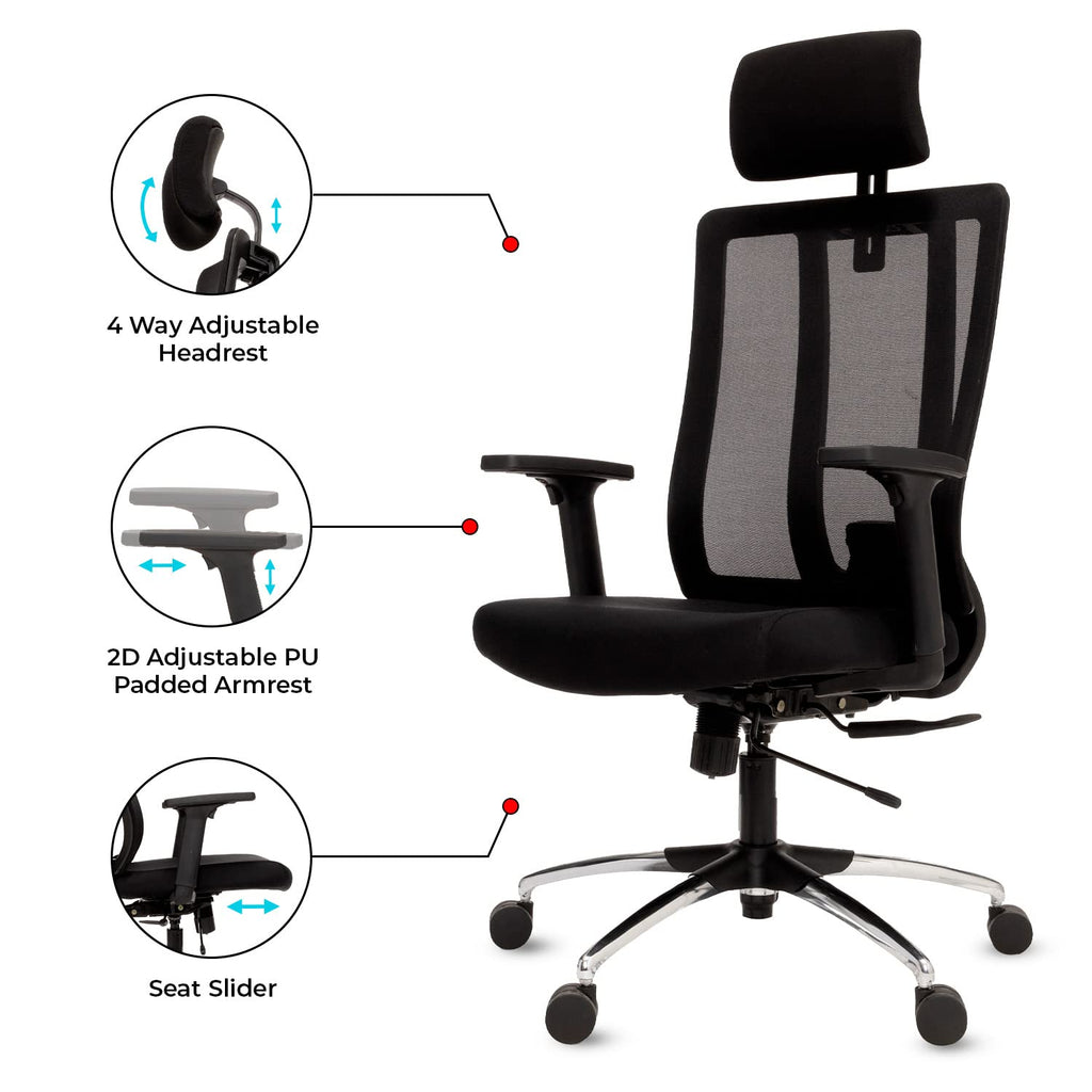 Buy Maestro High Back Mesh Office Chair Online GreenSoul