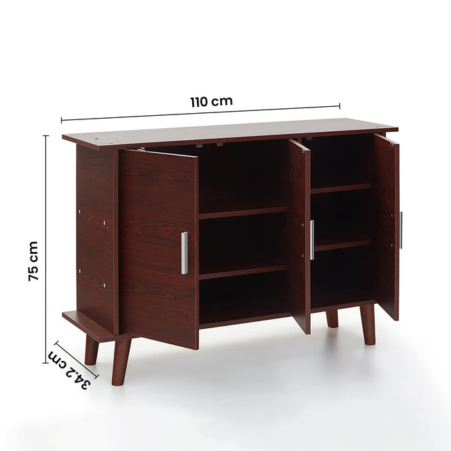 Marina Pro 3-door Shoe Cabinet Cabinet Green Soul Ergonomics   