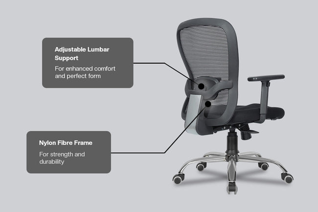 Green Soul Renewed Crystal V2 Mid Back Mesh Office Chair Renewed Green Soul Ergonomics   