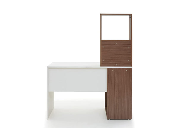 Vermont Study Table - Frosty White  Green Soul Ergonomics   