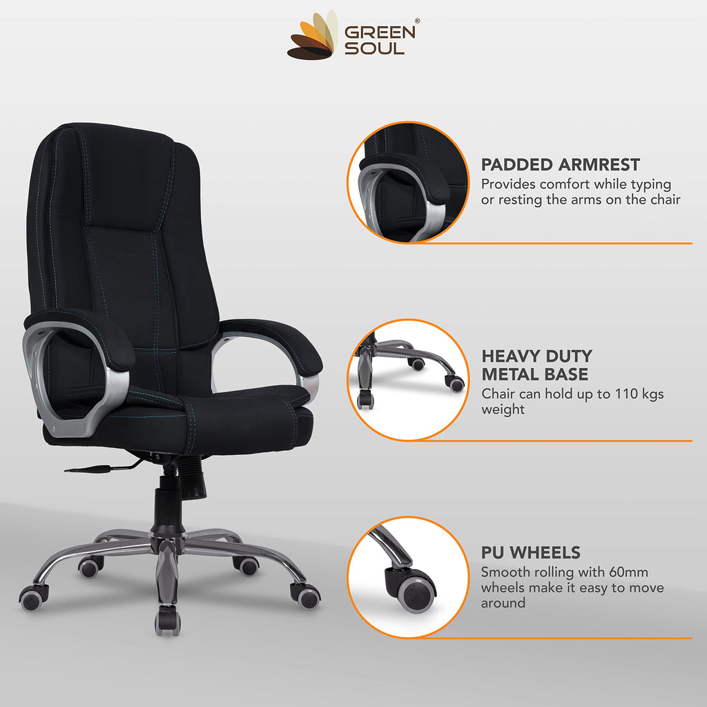 Buy Vienna Fabric Executive Chair Online GreenSoul