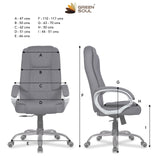 Green Soul Vienna Fabric Executive Chair Dynamic Chairs Green Soul Ergonomics   