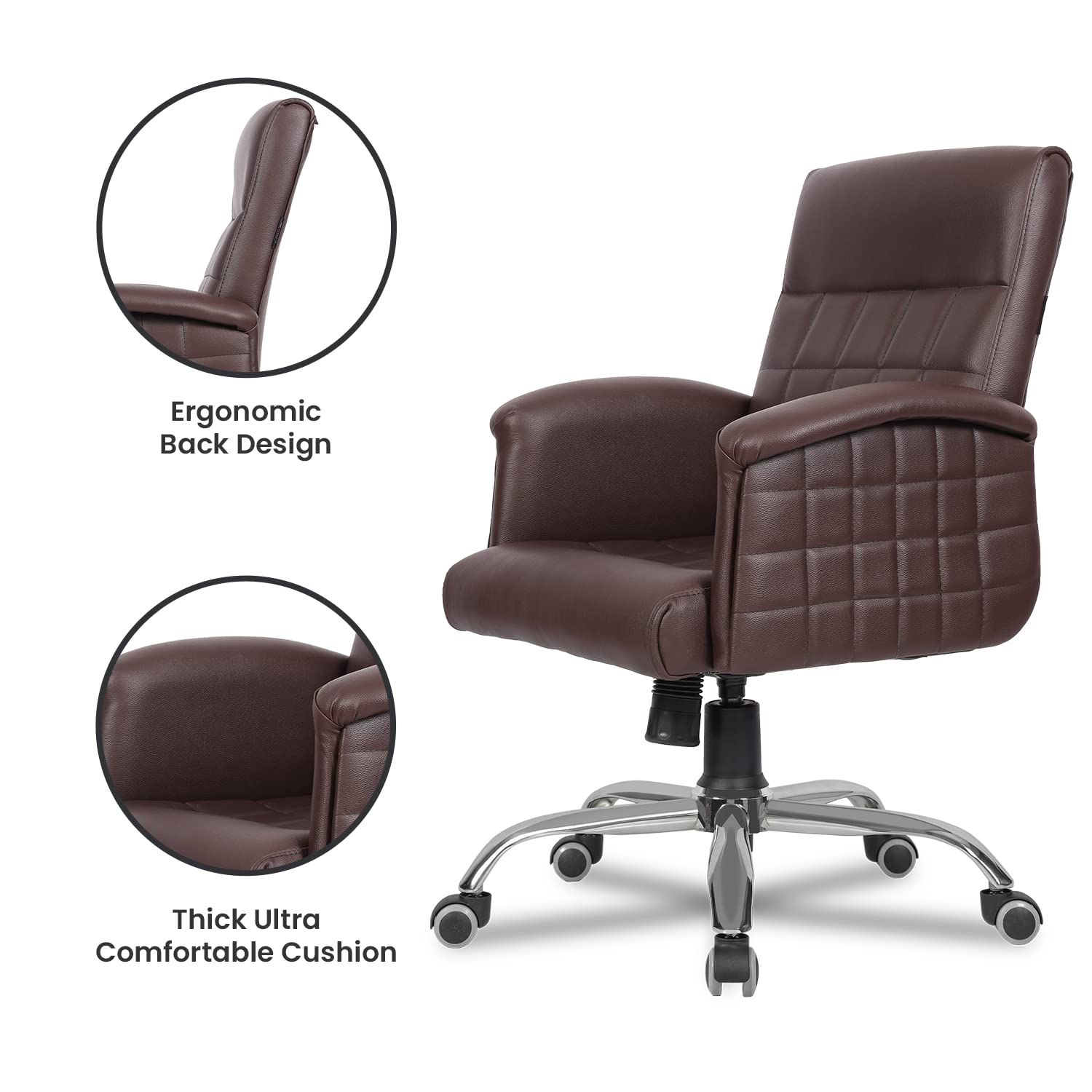 Green Soul Elite Mid Back Executive Chair Dynamic Chairs Green Soul Ergonomics   