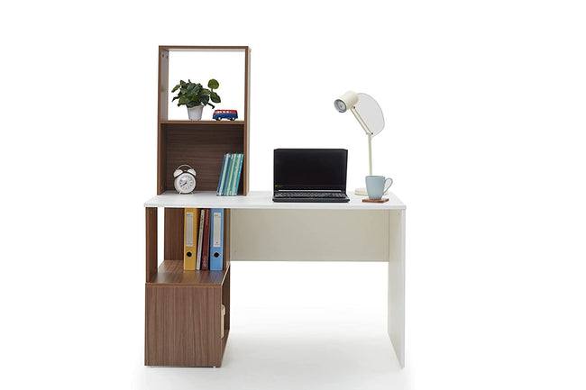 Vermont Study Table - Frosty White  Green Soul Ergonomics   