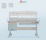 Green Soul Prodigy Genius Kids Study Table