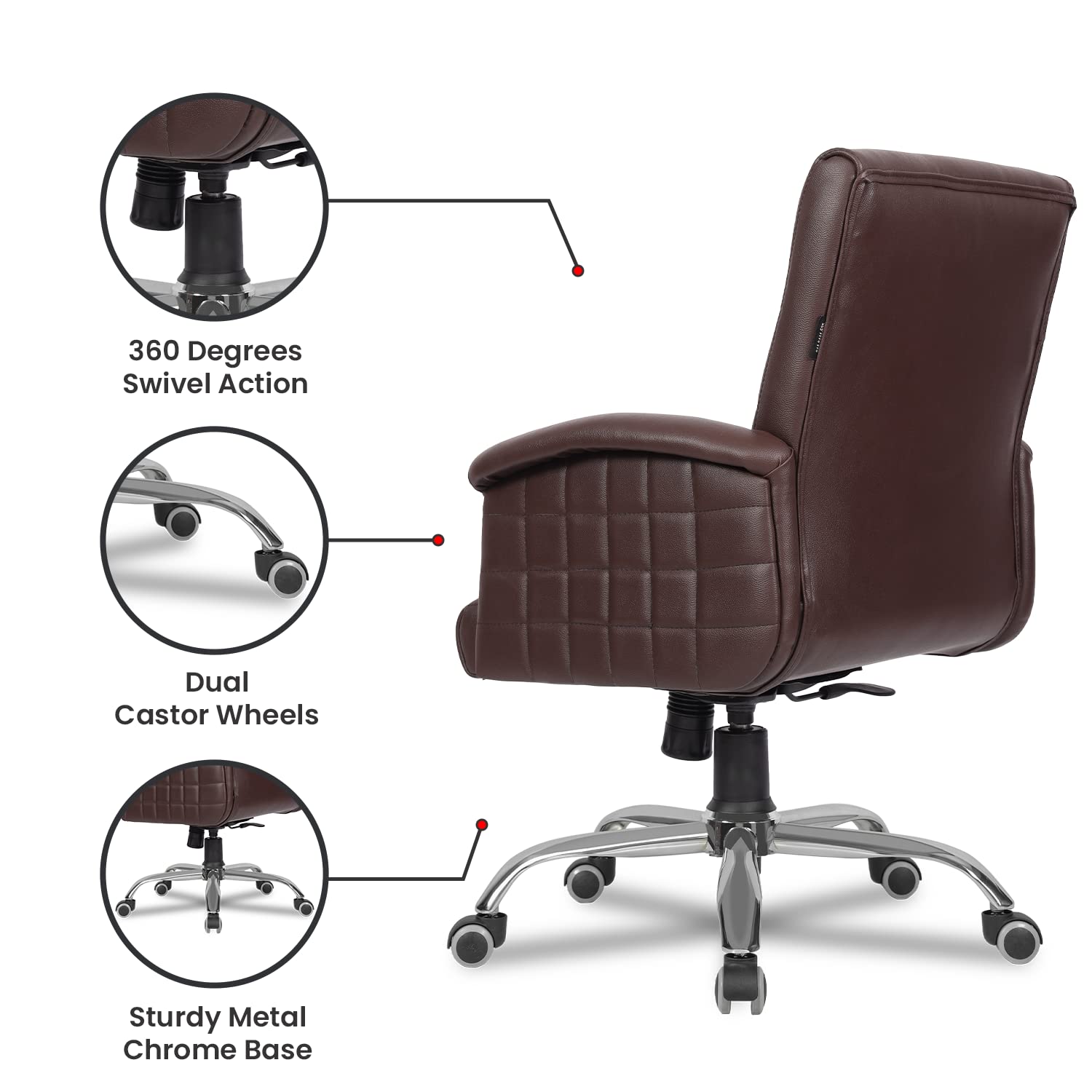 Green Soul Elite Mid Back Executive Chair Dynamic Chairs Green Soul Ergonomics   