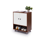 Tundra 2-Door Shoe Cabinet Cabinet Green Soul Ergonomics   
