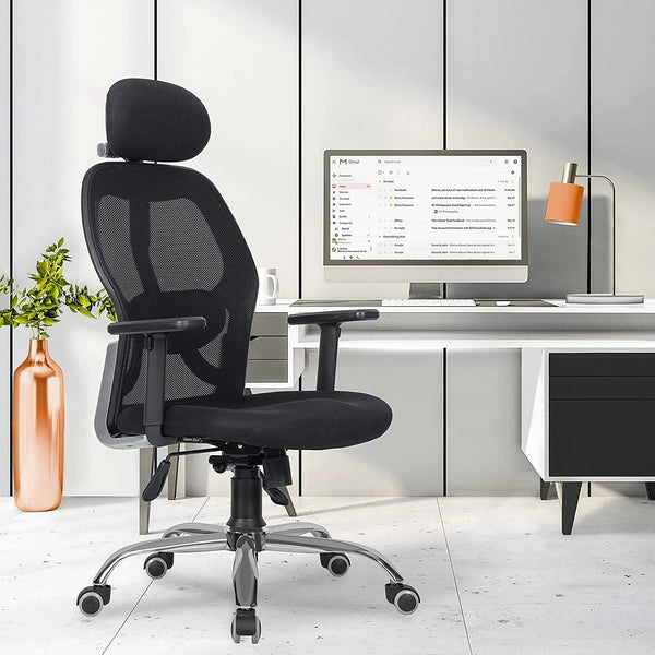 New york high back mesh efficient office chair Clearance