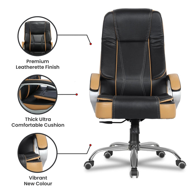 Green Soul Renewed Vienna High Back Executive Chair Renewed Green Soul Ergonomics   