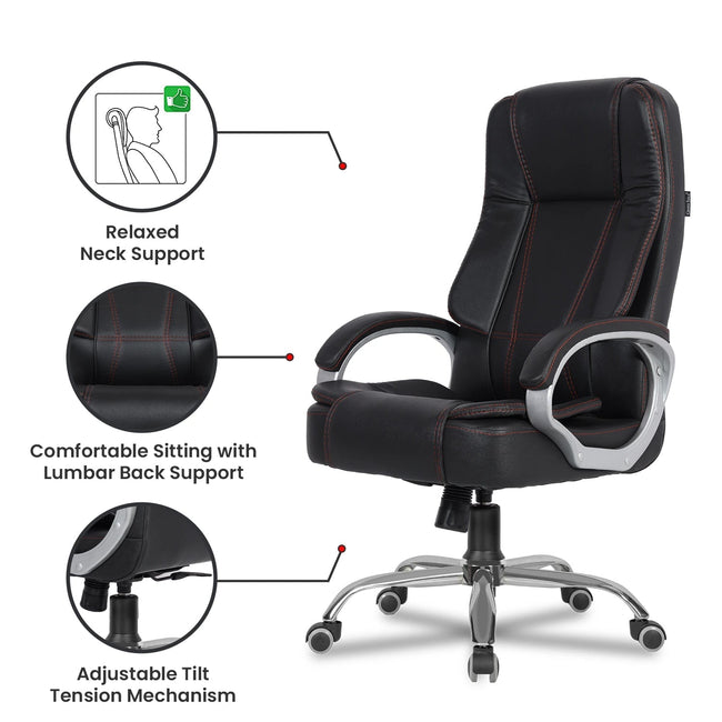 Green Soul Renewed Vienna High Back Executive Chair Renewed Green Soul Ergonomics   